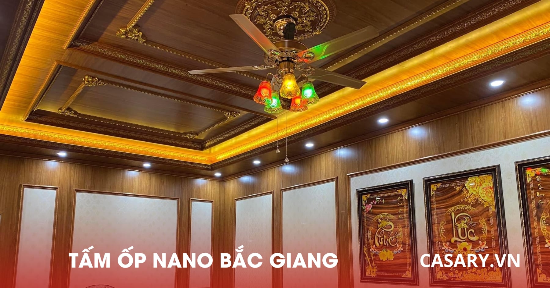 Tấm Ốp Nano Bắc Giang - Báo giá tại tổng kho phân phối Tấm Ốp Nano 15 Thi công nội thất Tấm ốp Nano Bắc Giang