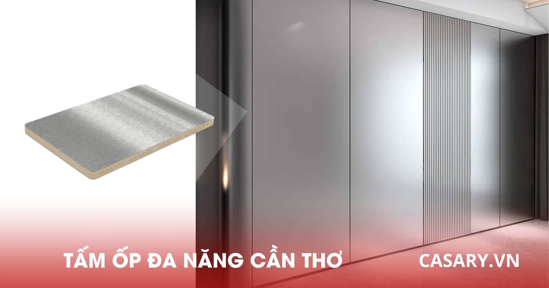 Tấm ốp đa năng Cần Thơ - Vật liệu không chứa chất độc hại formaldehyde 7 Tấm ốp Đa năng phủ film kim loại Cần Thơ