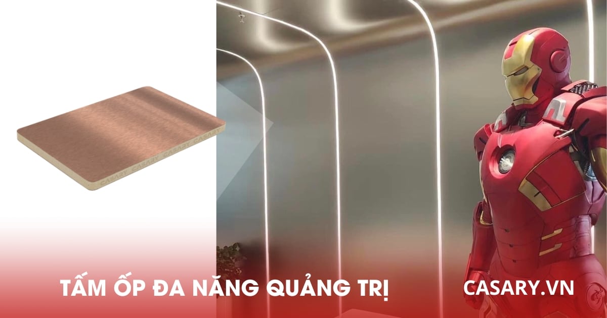 Tổng kho Tấm ốp Đa Năng Quảng Trị hàng tự sản xuất 7 Tấm ốp đa năng phủ film kim loại Quảng Trị