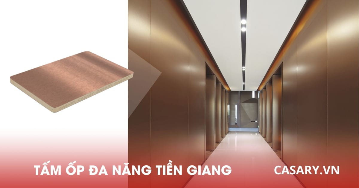 Top 3+ địa chỉ phân phối, thiết kế thi công Tấm ốp Đa Năng Tiền Giang 7 Tấm ốp đa năng phủ film kim loại Tiền Giang
