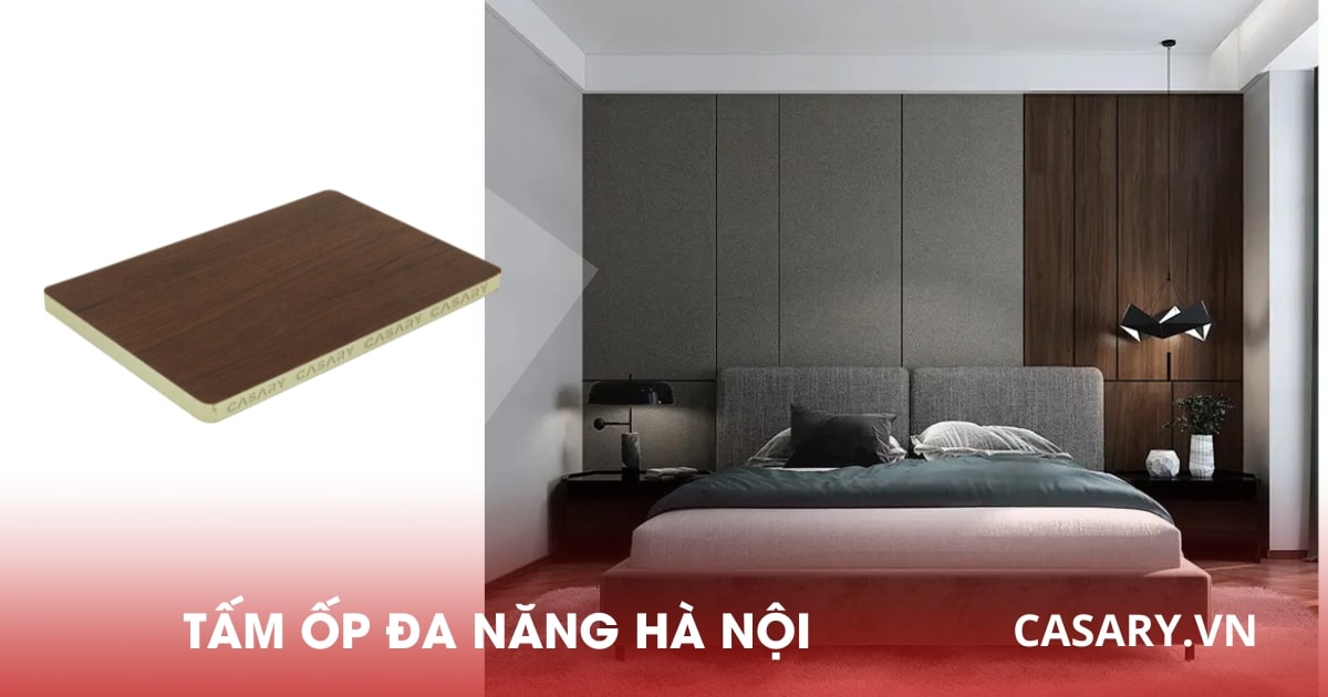 Tấm ốp đa năng Hà Nội bền đẹp, chất lượng, giá ưu đãi 5 Tấm ốp đa năng phủ film PVC Hà Nội