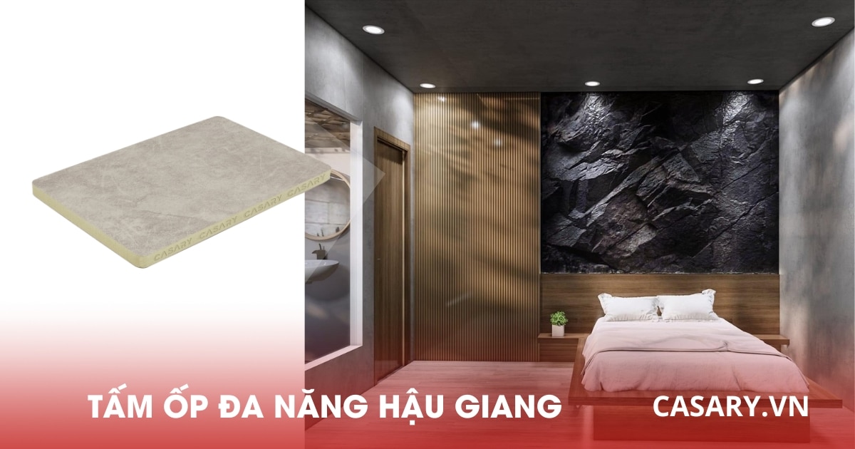 Thiết kế thi công tấm ốp đa năng Hậu Giang hàng chất lượng cao 5 Tấm ốp đa năng phủ film PVC Hậu Giang