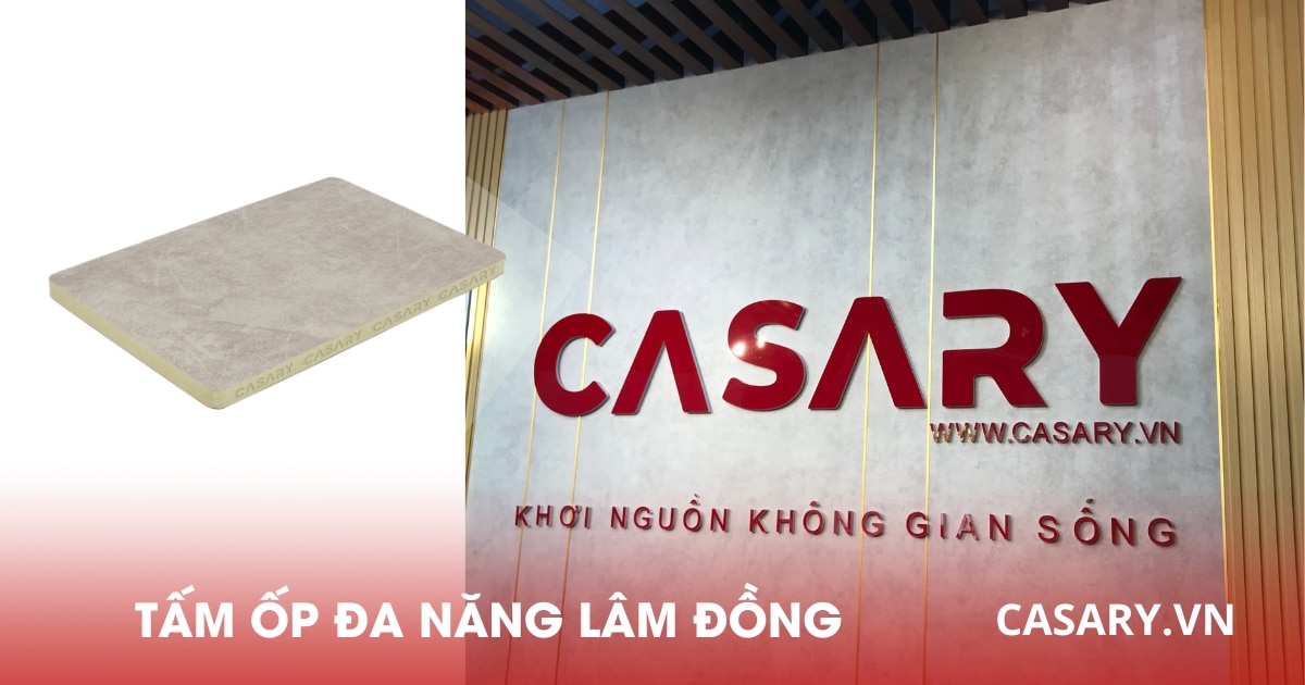 Tấm ốp Đa Năng Lâm Đồng kháng khuẩn, chống ẩm mốc hiệu quả 5 Tấm ốp đa năng phủ film PVC Lâm Đồng