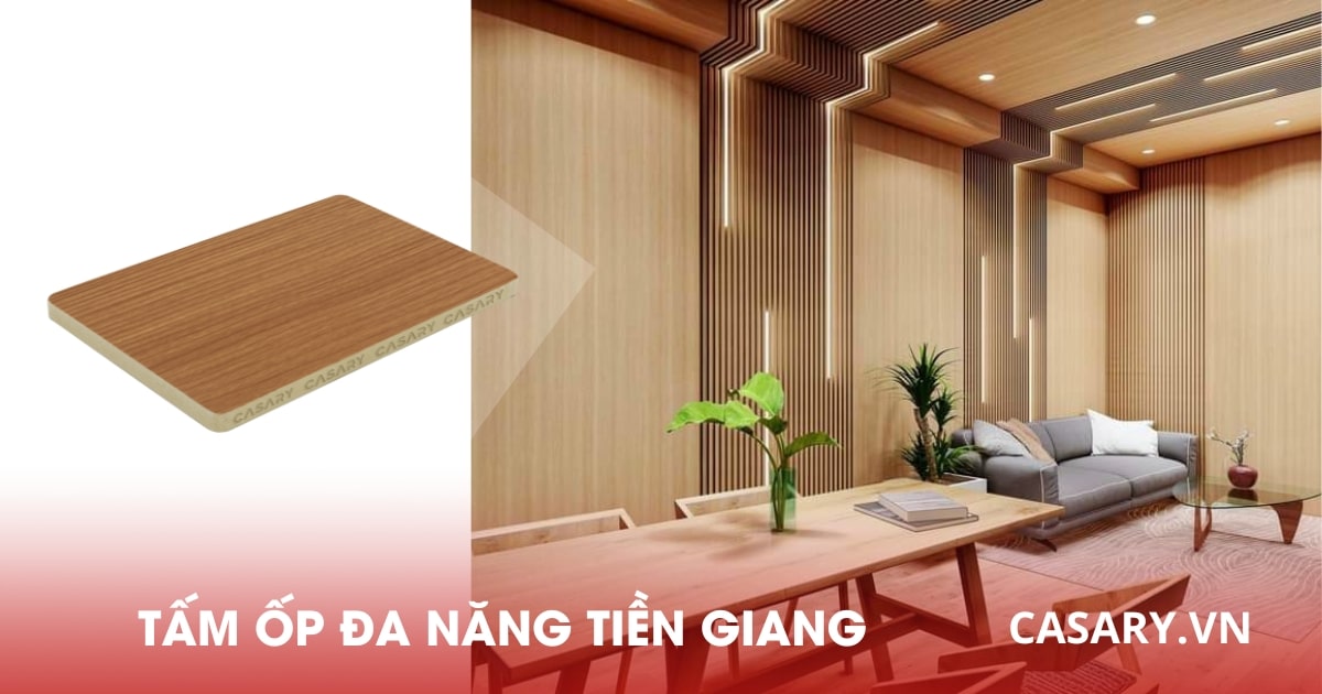 Top 3+ địa chỉ phân phối, thiết kế thi công Tấm ốp Đa Năng Tiền Giang 5 Tấm ốp đa năng phủ film PVC Tiền Giang