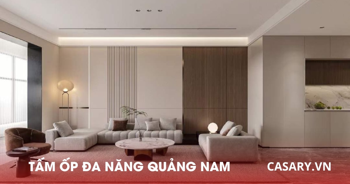 Thi công nội thất gia đình tấm ốp đa năng Quảng Nam