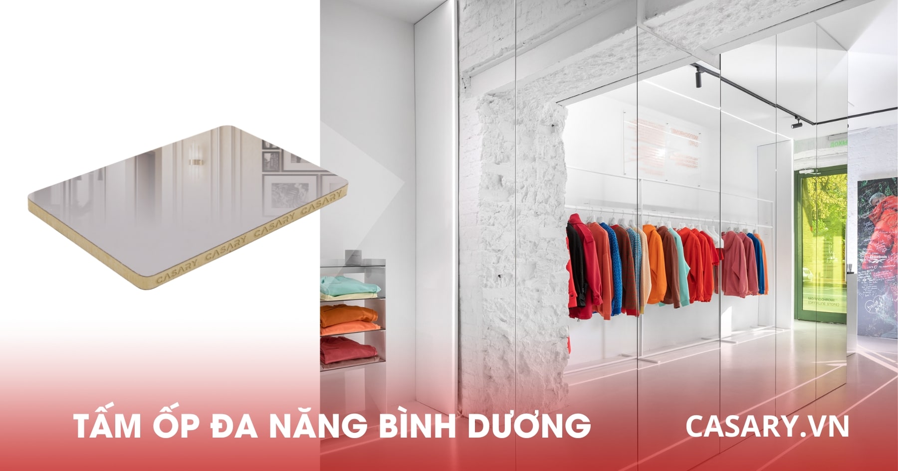 Top 7+ nhà phân phối tấm ốp đa năng Bình Dương uy tín, chất lượng cao 8 Tấm ốp Đa năng phủ film tráng gương Bình Dương