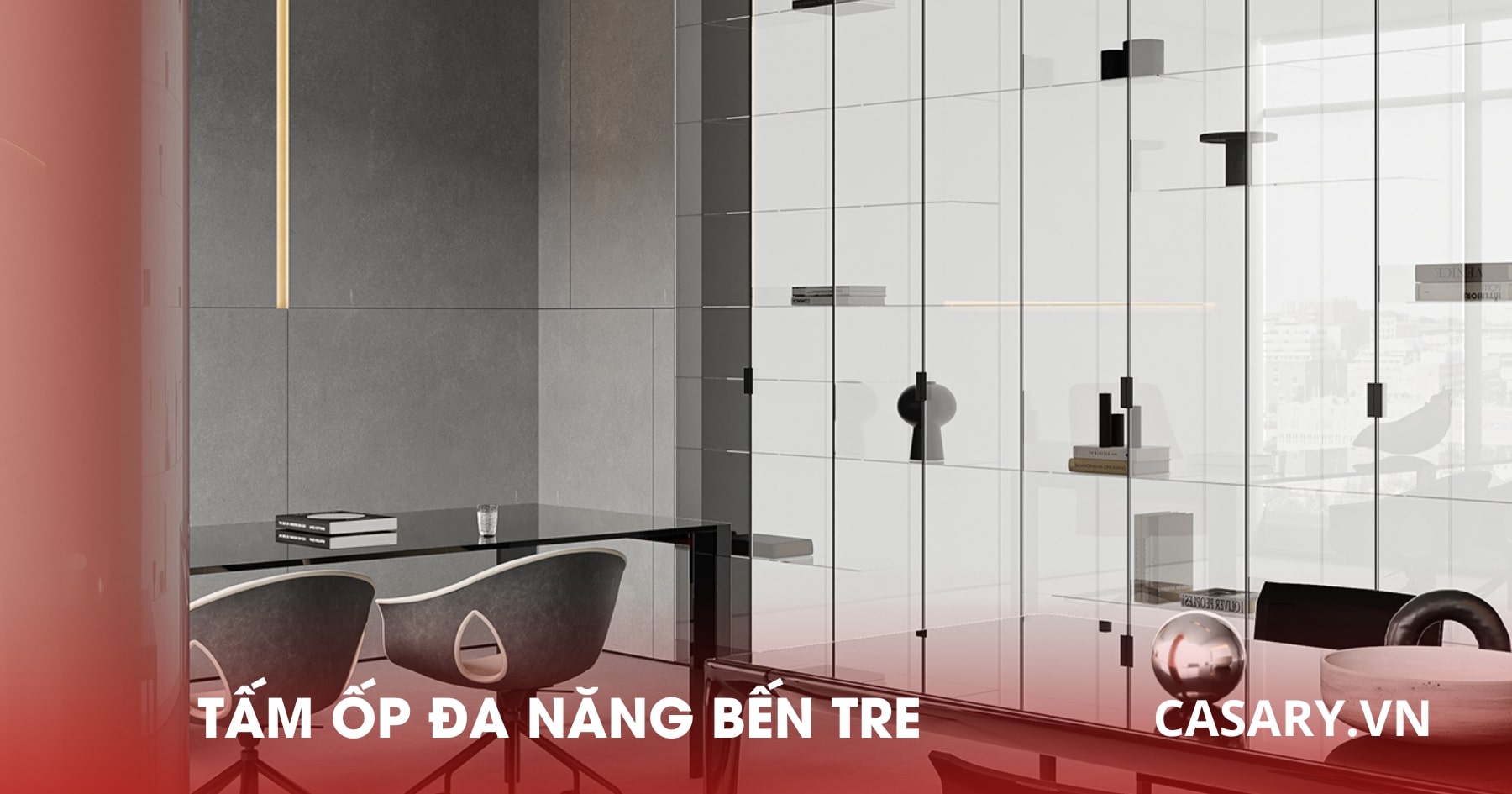 Thiết kế thi công tấm ốp đa năng Bến Tre chất lượng, giá rẻ 10 Thi công nội thất phòng làm việc tấm ốp Đa năng Bến Tre