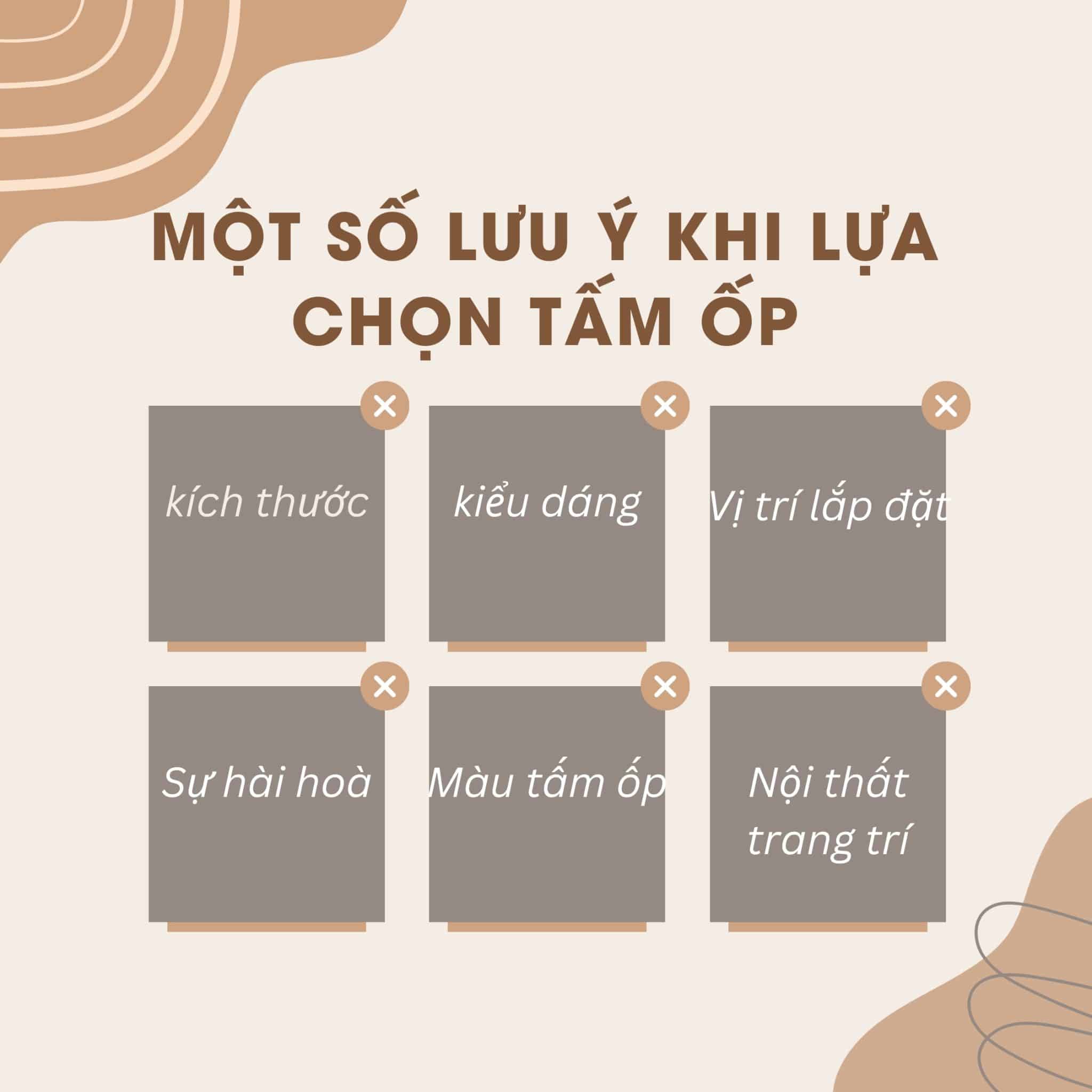 luu y khi lua chon tam op casary hop phong thuy