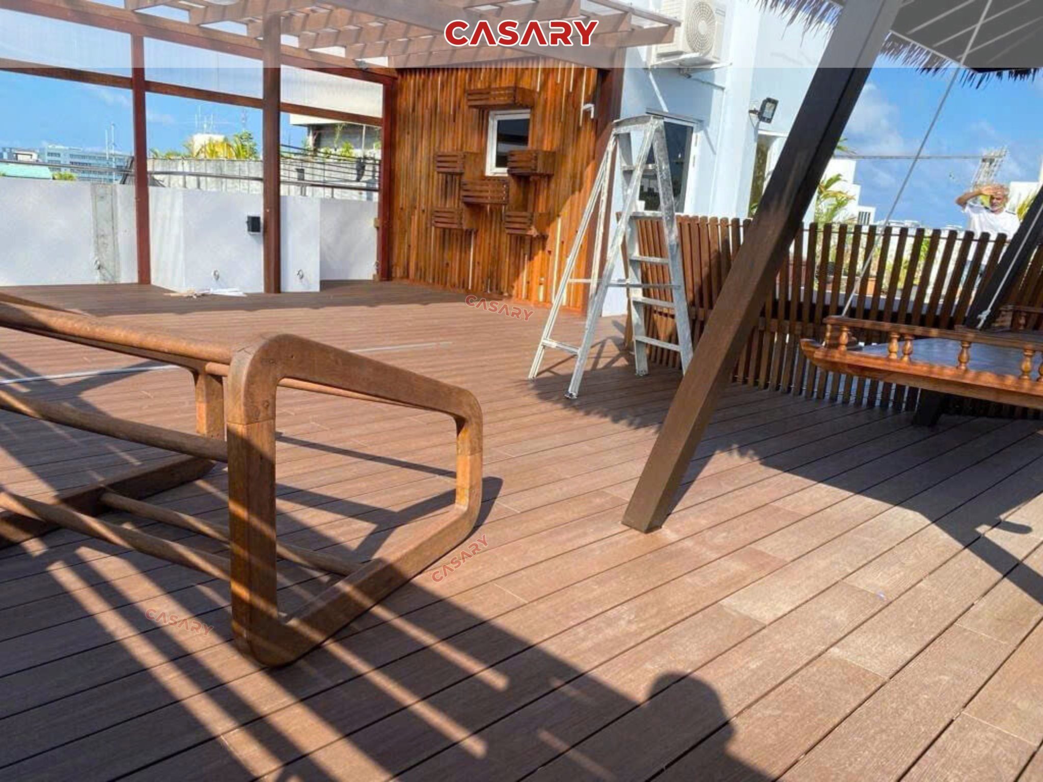 Công trình sàn ngoài trời Casary