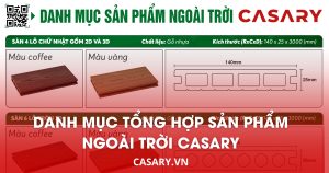 danh muc tong hop san pham ngoai troi casary