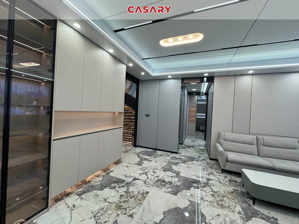 Tấm ốp than tre Casary màu PET-S602 18 Công trình thực tế tấm ốp than tre Casary