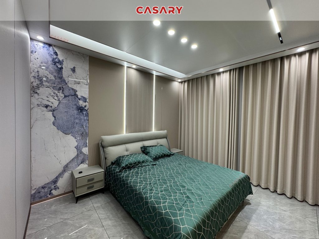 Công trình thực tế tấm ốp than tre Casary