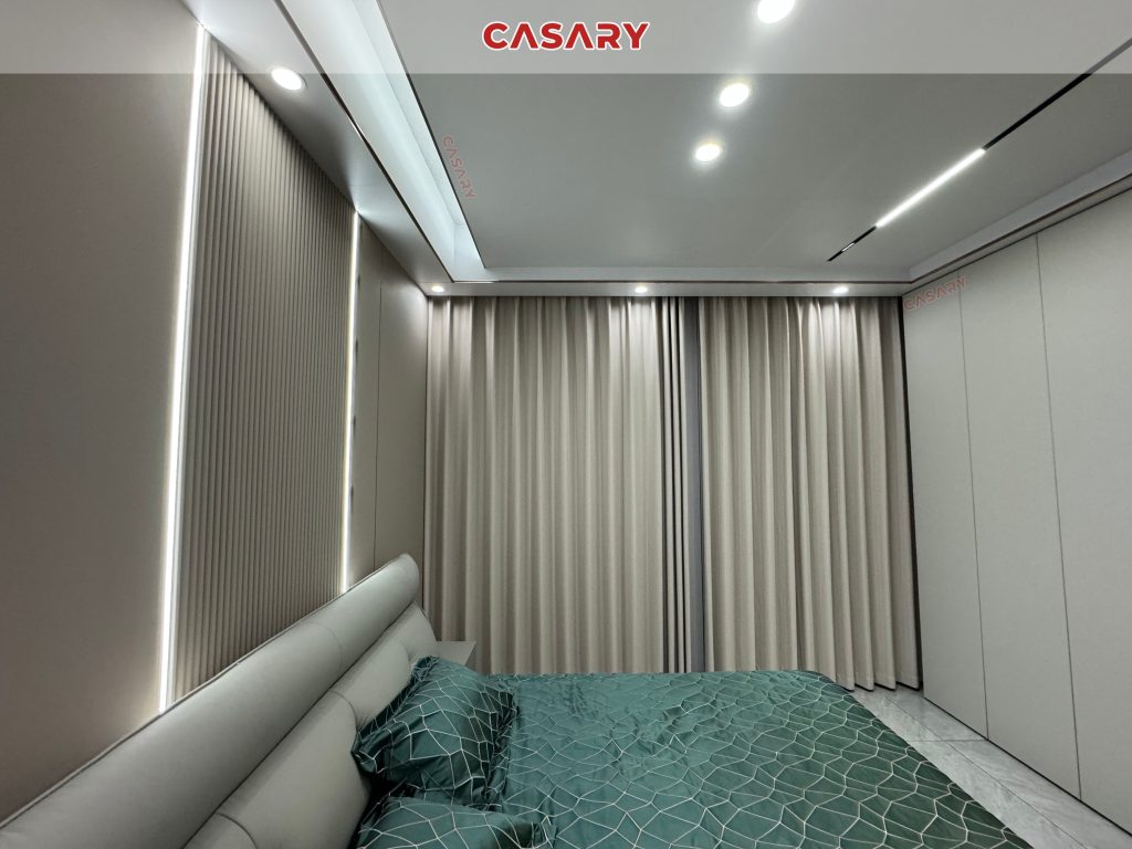 Công trình thực tế tấm ốp than tre Casary