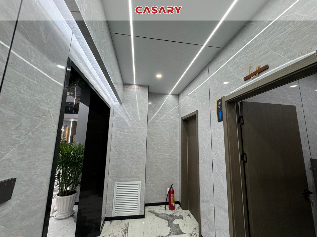 Công trình thực tế tấm ốp than tre Casary