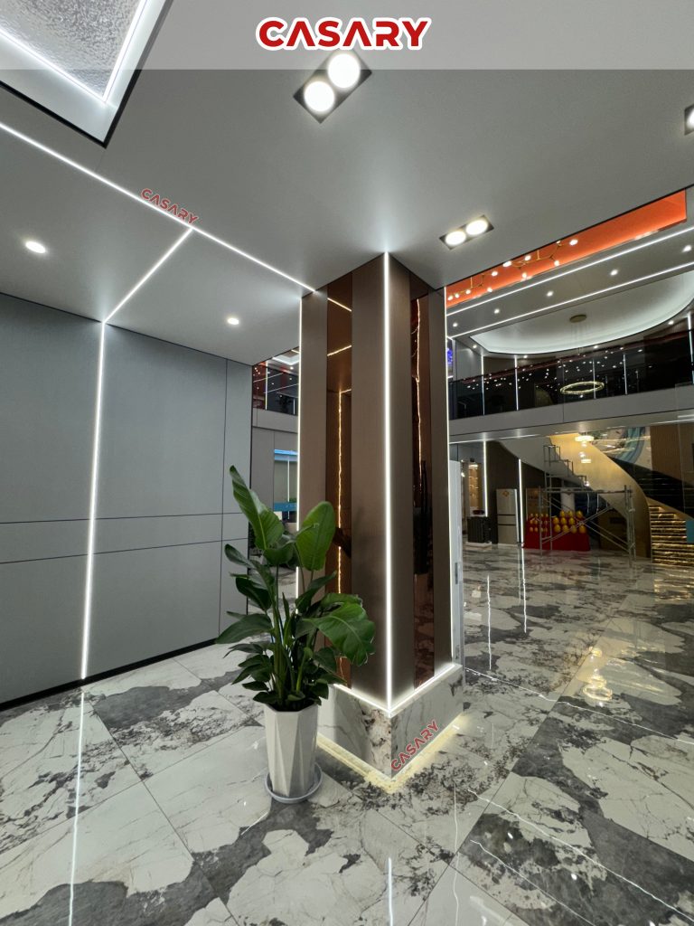 Tấm ốp than tre Casary màu PET-S606 19 Công trình thực tế tấm ốp than tre Casary