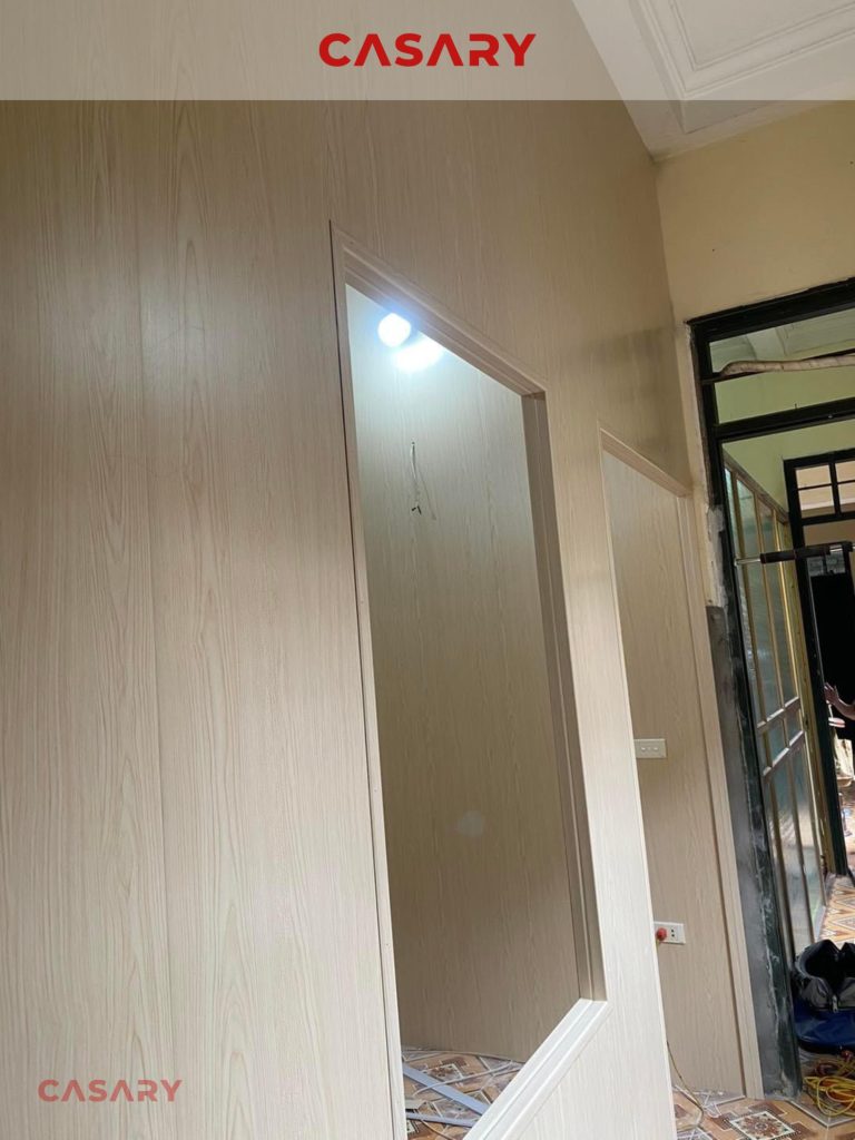 Tấm ốp than tre Casary màu B253 18 Công trình thực tế tấm ốp than tre Casary