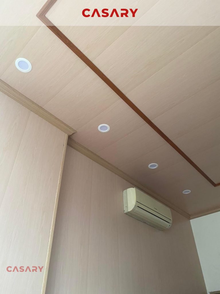 Công trình thực tế tấm ốp than tre Casary