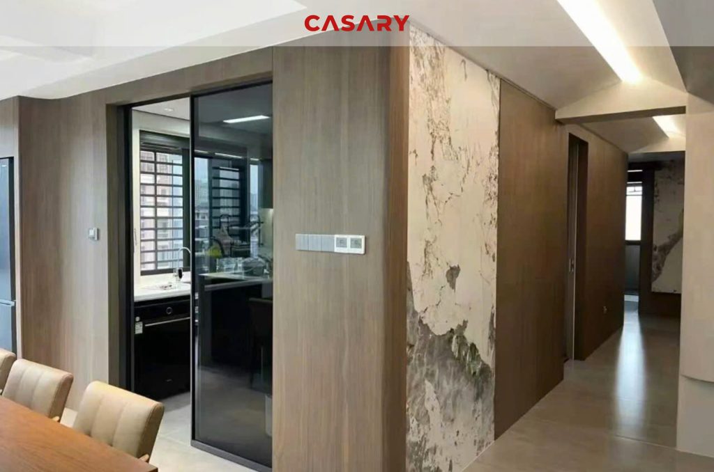 Tấm ốp than tre Casary màu B250 17 Công trình thực tế tấm ốp than tre Casary
