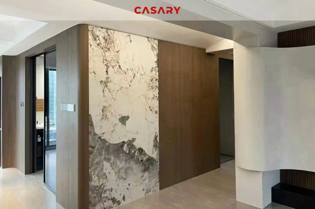 Tấm ốp than tre Casary màu B250 19 Công trình thực tế tấm ốp than tre Casary