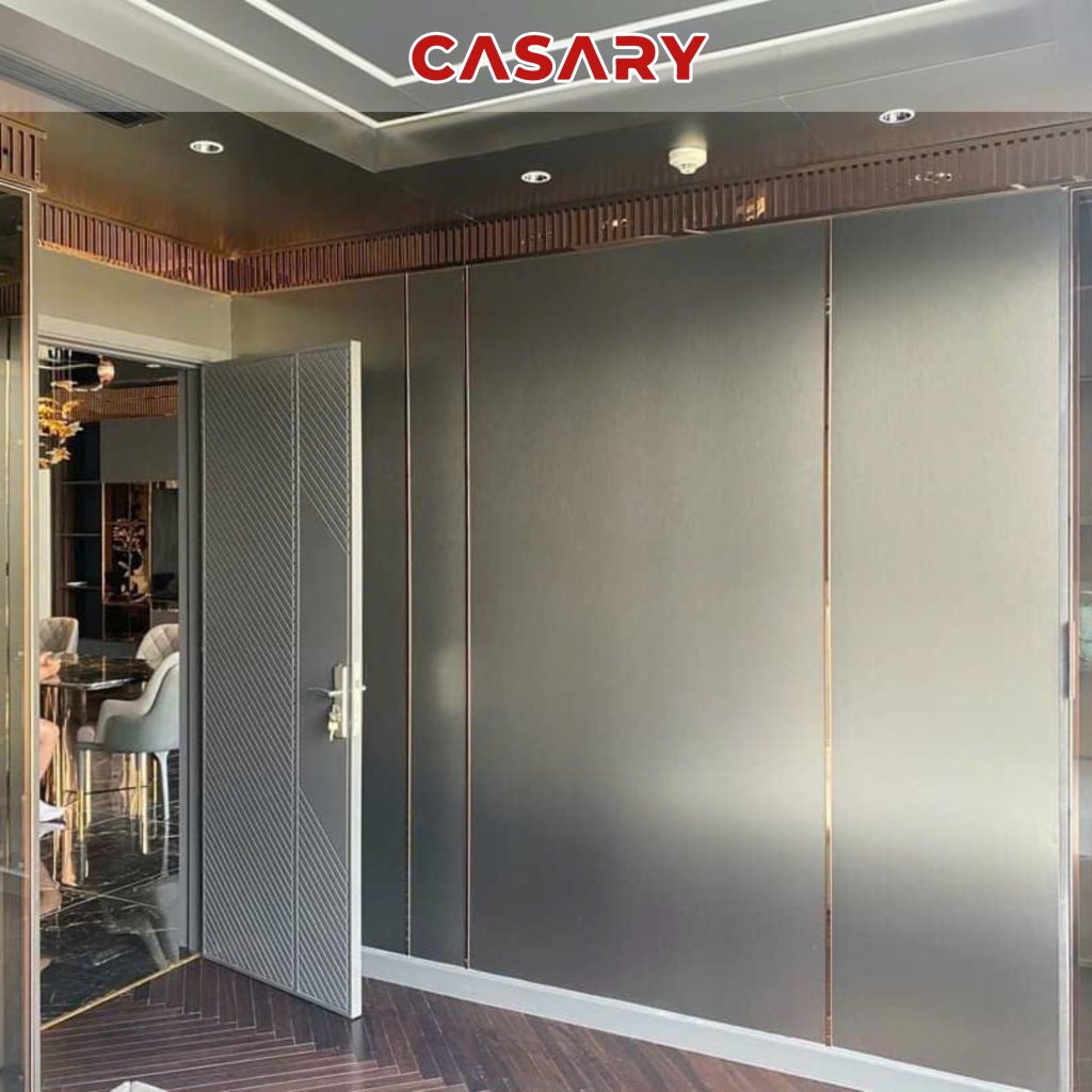 Tấm ốp than tre Casary màu B257 18 Công trình thực tế tấm ốp than tre Casary