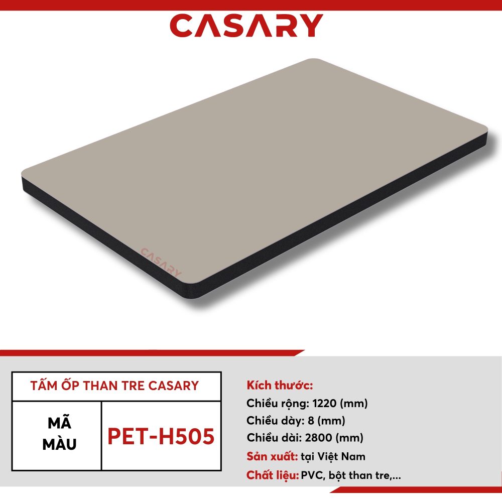 Tấm ốp than tre Casary màu PET-H505