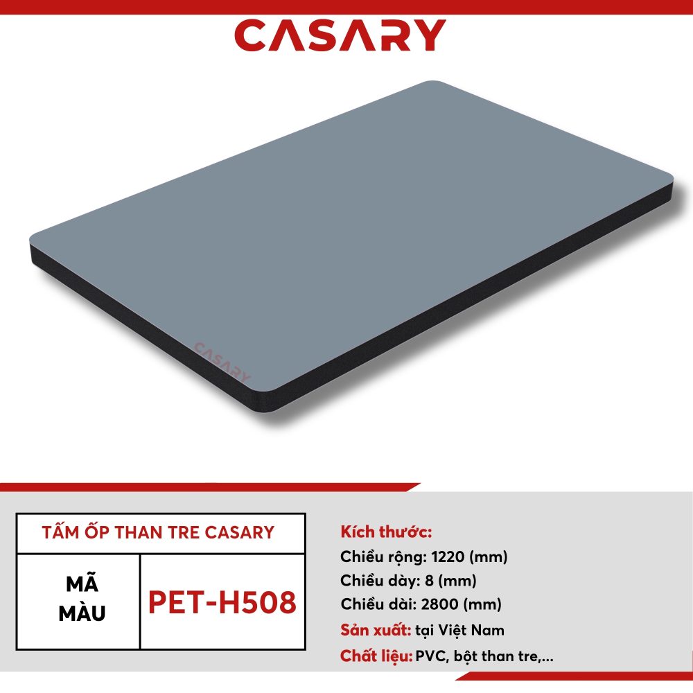 Tấm ốp than tre Casary màu PET-H508