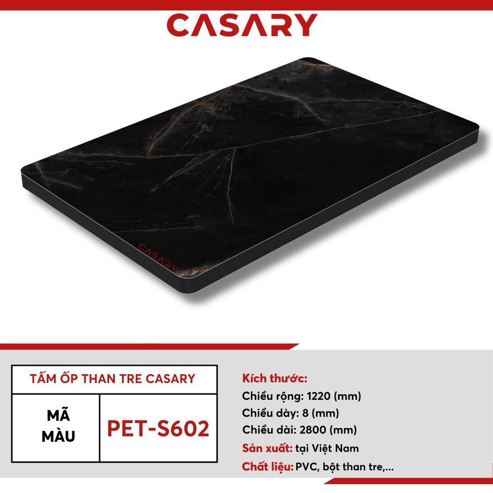 Tấm ốp than tre Casary màu PET-S602