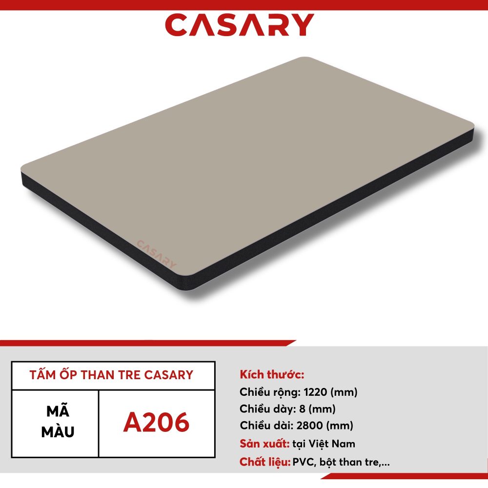 Tấm ốp than tre Casary màu A206