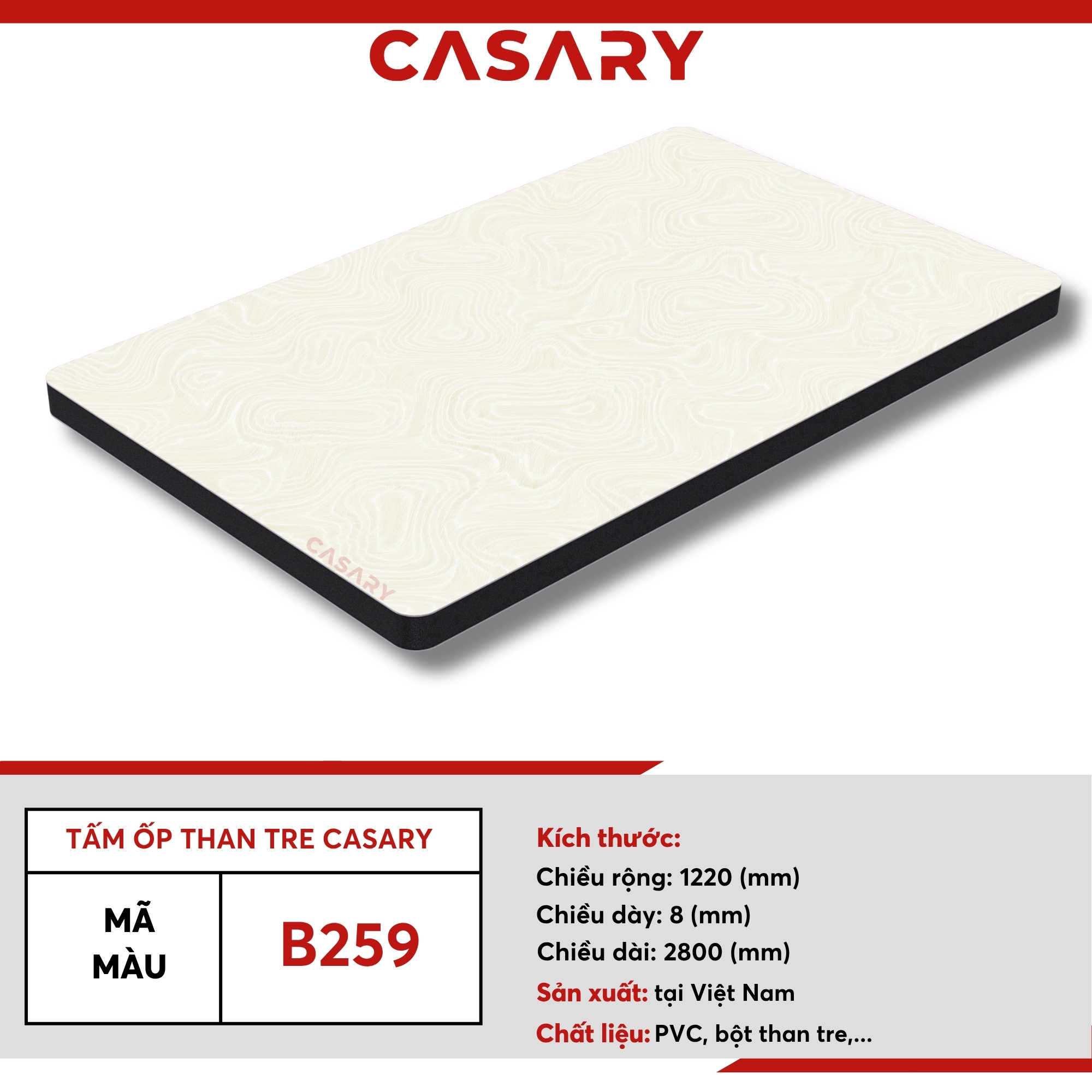 b259 Công trình thực tế tấm ốp than tre Casary