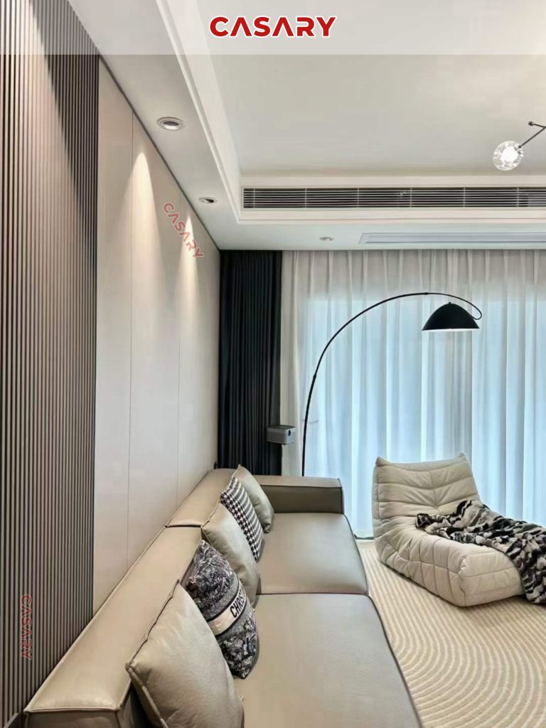 Tấm ốp than tre Casary màu A204 17 Công trình thực tế tấm ốp than tre Casary