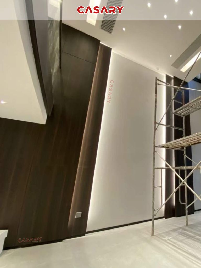 Tấm ốp than tre Casary màu A206 18 Công trình thực tế tấm ốp than tre Casary