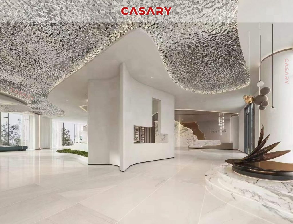 Công trình thực tế tấm ốp than tre Casary