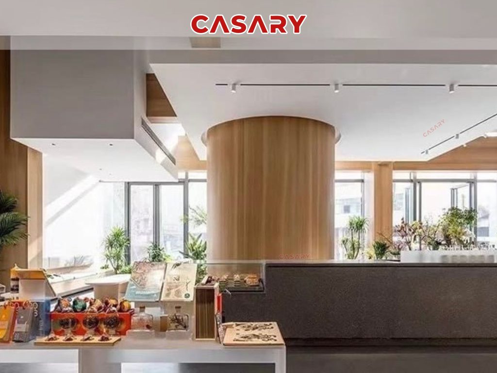 Tấm ốp than tre Casary màu PET-S609 18 Công trình thực tế tấm ốp than tre Casary