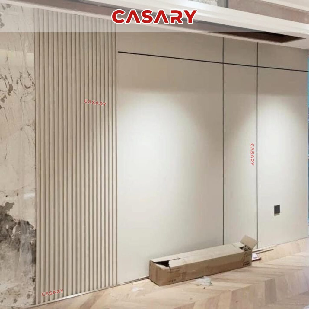 Tấm ốp than tre Casary màu B259 18 Công trình thực tế tấm ốp than tre Casary