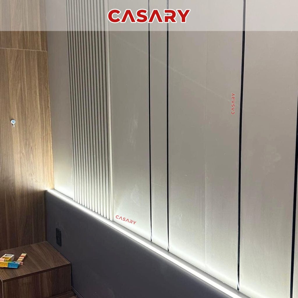 Công trình thực tế tấm ốp than tre Casary