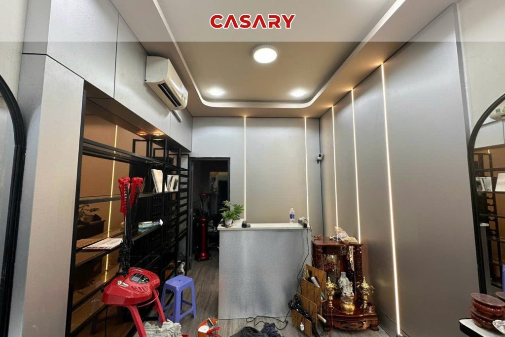Tấm ốp than tre Casary màu B264 18 Công trình thực tế tấm ốp than tre Casary