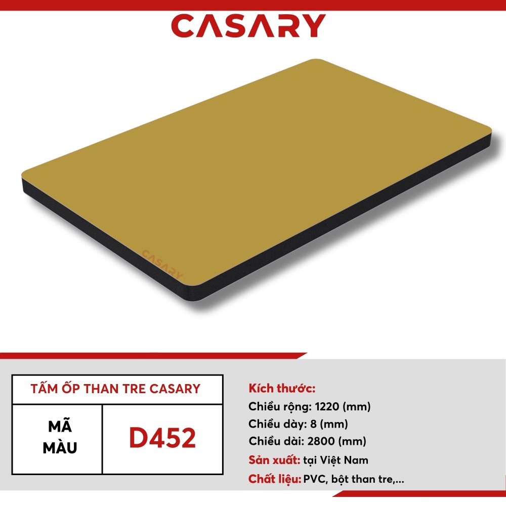 Tấm ốp than tre Casary màu D452