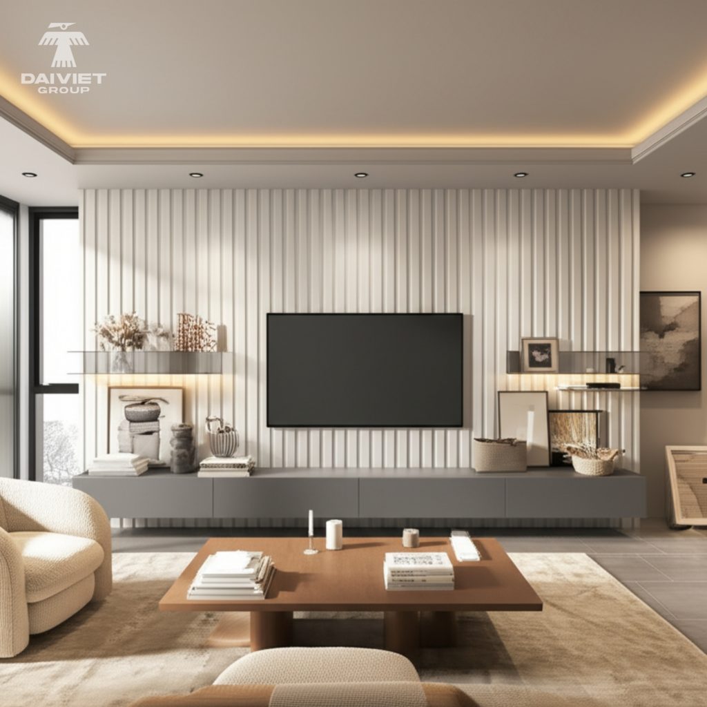 Công trình thực tế Kệ TV Casary