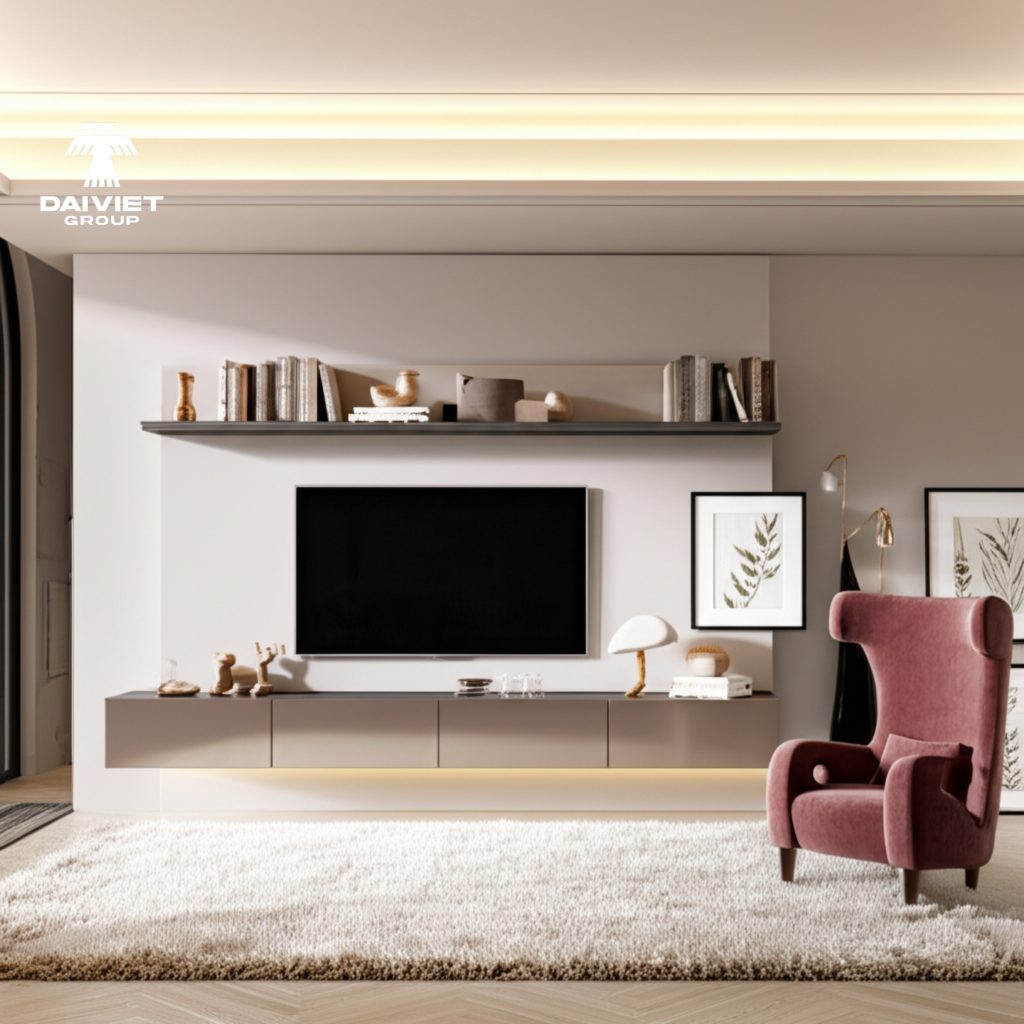 Công trình thực tế Kệ TV Casary