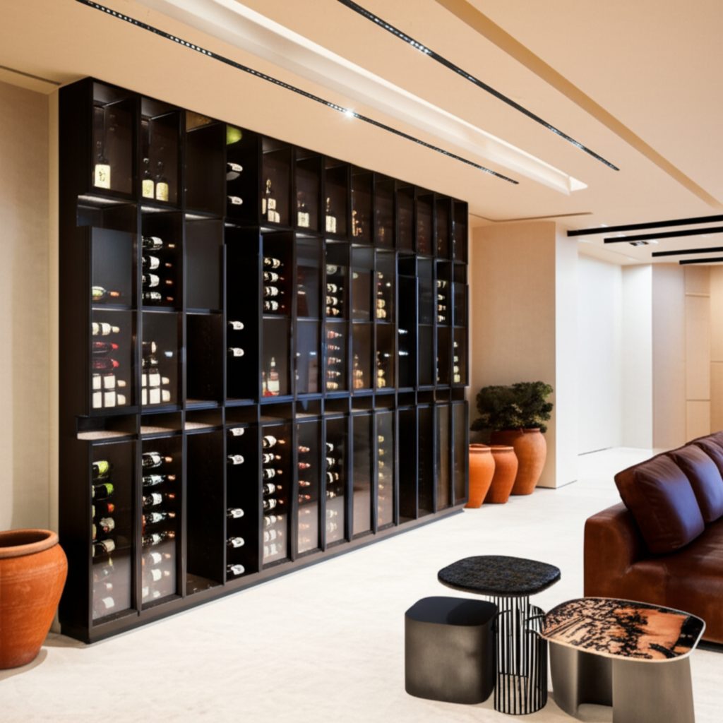 Công trình thực tế tủ rượu Casary