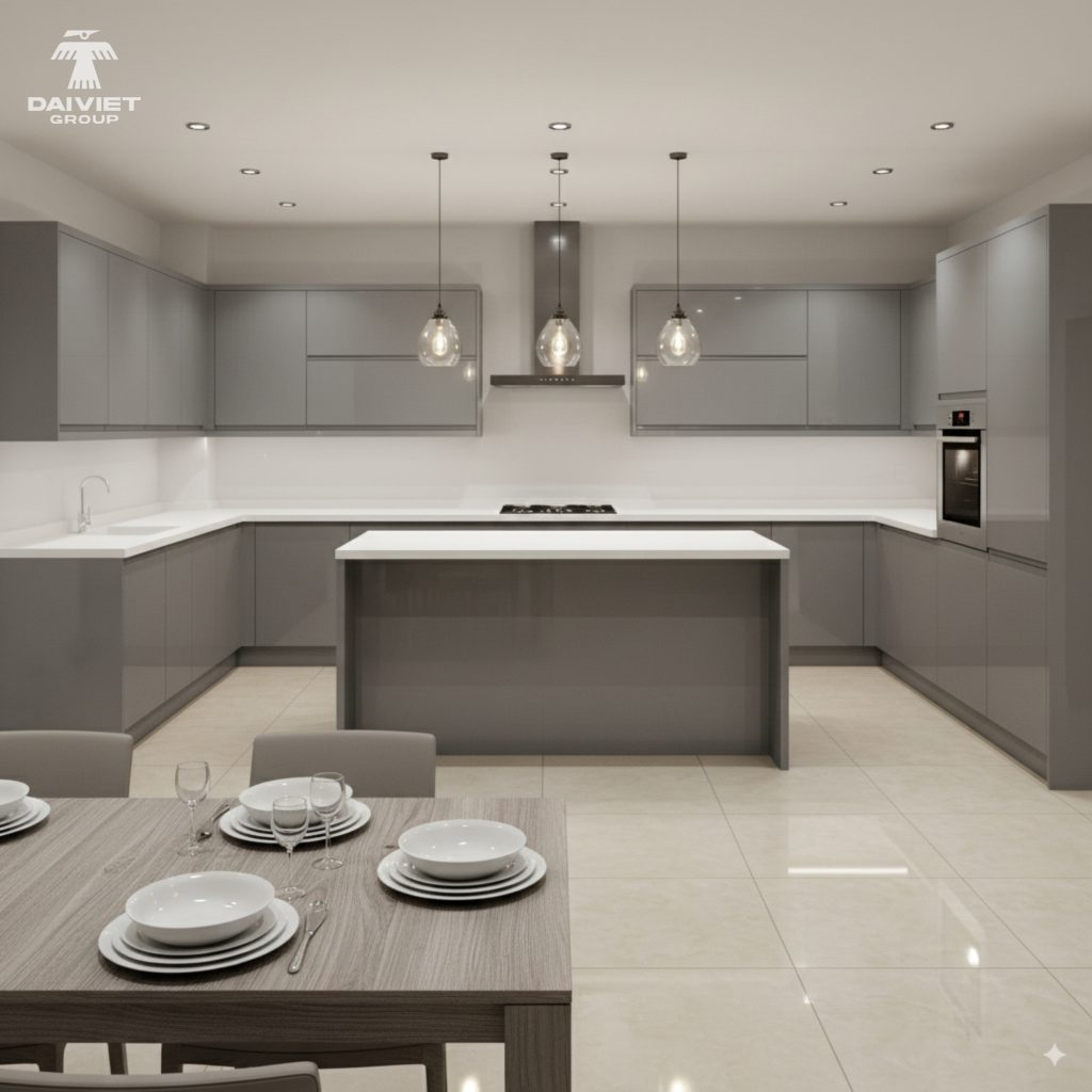 Công trình tủ bếp Casary