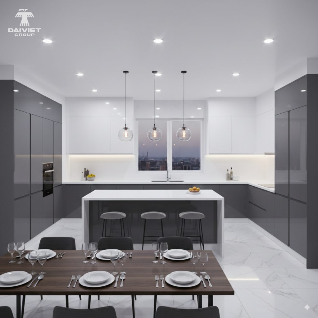 Công trình tủ bếp Casary