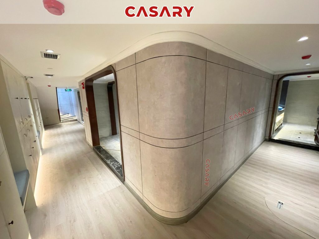 Tấm ốp than tre Casary màu A202 19 Công trình thực tế tấm ốp than tre Casary