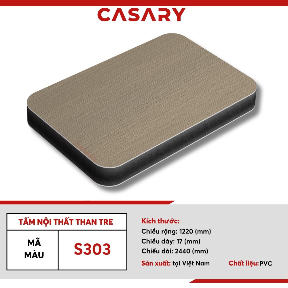 Tấm nội thất than tre Casary màu S303