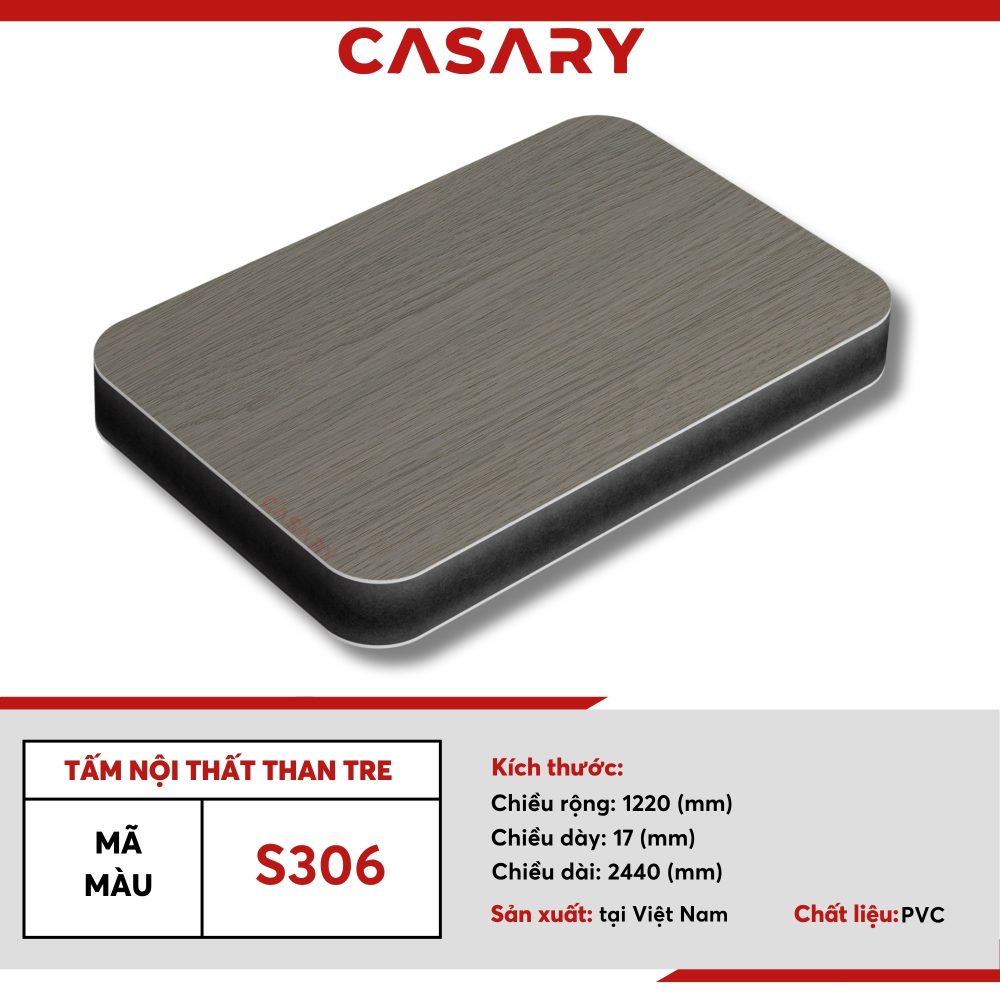 Tấm nội thất than tre Casary màu S306