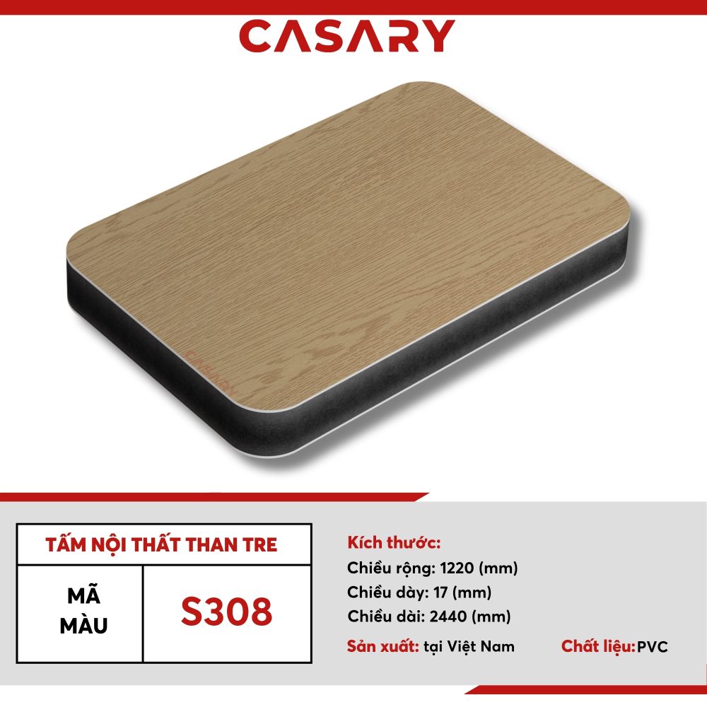 Tấm nội thất than tre Casary màu S308