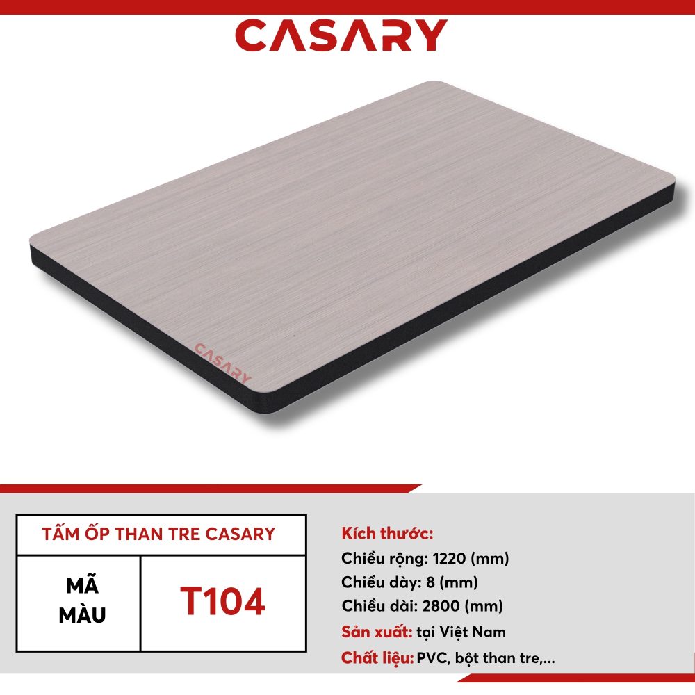 Tấm ốp than tre Casary màu T104
