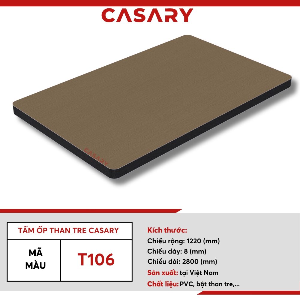 Tấm ốp than tre Casary màu T106