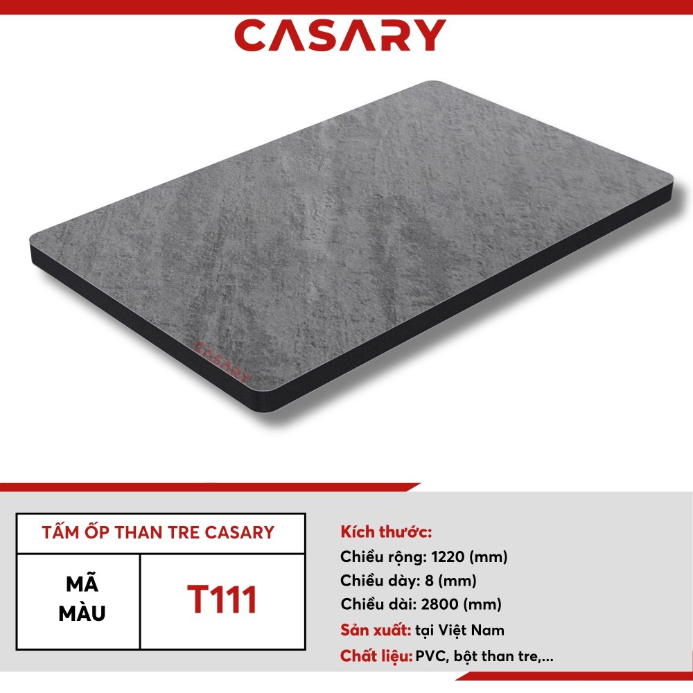 Tấm ốp than tre Casary màu T111