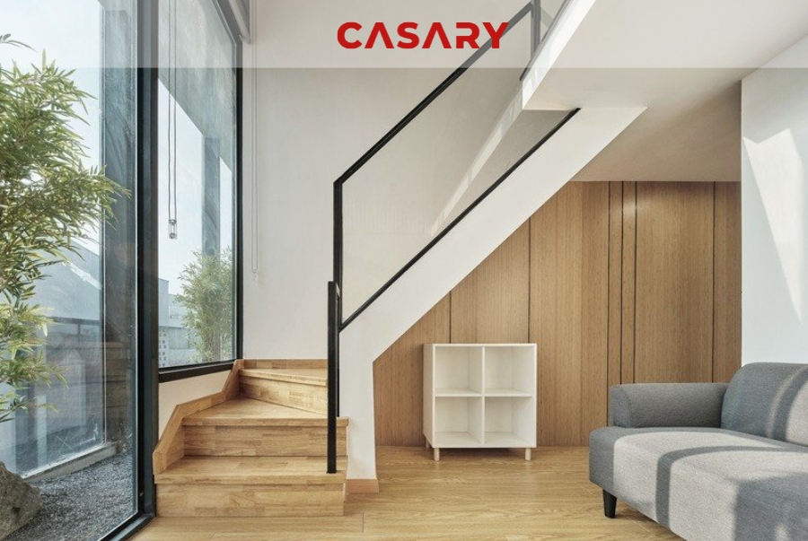 Công trình thực tế tấm ốp than tre Casary